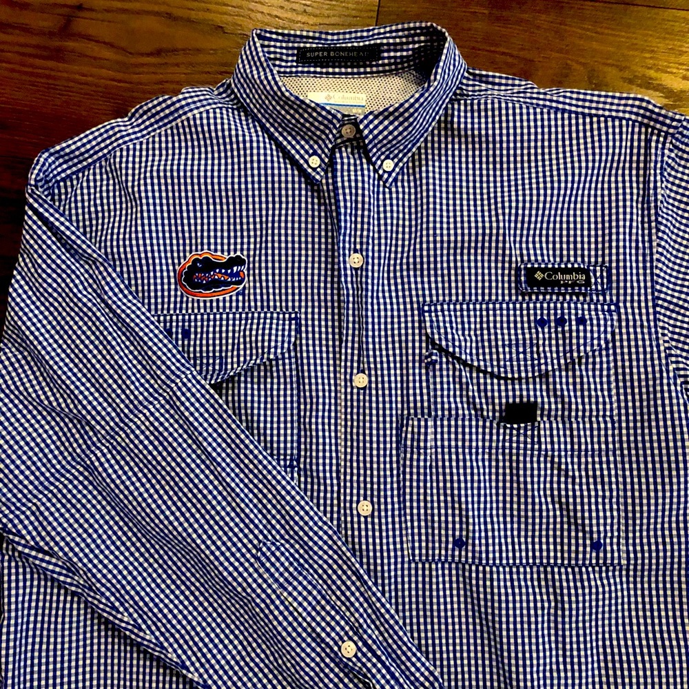 Columbia PFG Super Bonehead Gator shirt